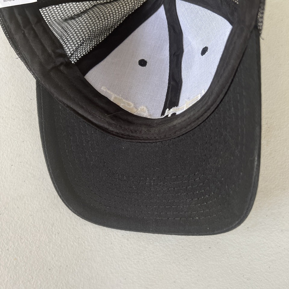 Lowes Trucker Hat Cap Black White Everlast Paint Snapback Adjustable