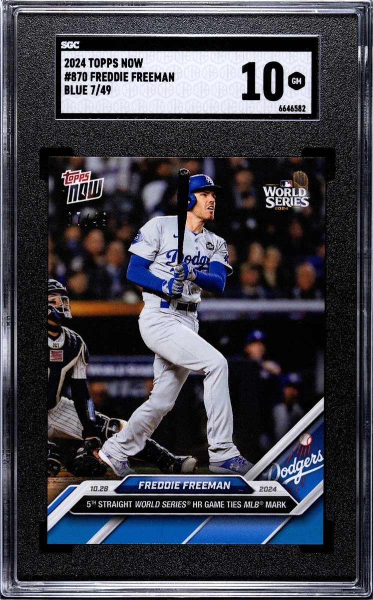 【美品】Freddie Freeman フリーマン★直筆サインカード★Topps Freddie Freeman フリーマン auto サイン ドジャース 直書