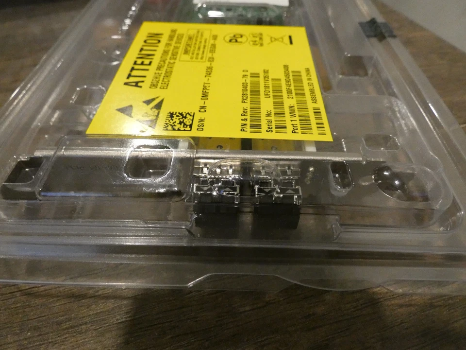 New in Box QLE2562 DELL 0MFP5T QLOGIC DUAL PORT 8GB Fiber Channel HBA - Image 3 of 4