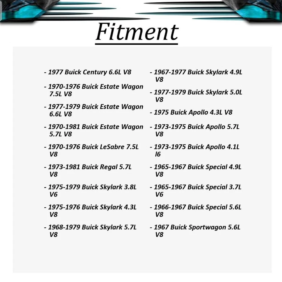 Manivela de janela 4 peças para Oldsmobile Custom Cruiser 1975-1979 - Imagem 3 de 4