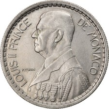 [#833812] Münze, Monaco, Louis II, 10 Francs, 1946, VZ, Copper-nickel, KM:123