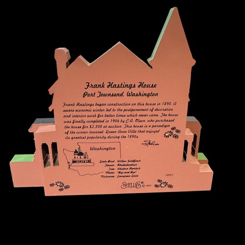 Frank Hastings House Port Townsend, Washington Shelia's Collectible House 1997 - Picture 7 of 24