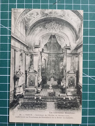 Carte Postale Ancienne CPA 80 - Beauquesne - Intérieur De L'Église Sanctuaire - Début 1900