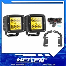 WEISEN for 2019-2020 2021 2022 23 Ford Ranger (24W*2) Amber LED Ditch Light Kit