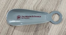 Vintage 1980's Westin St Francis Hotel 5.5" Shoehorn Hard Plastic Advertisement