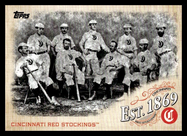 Cincinnai Reds Est. Sign 2019 Topps Update Series - Est. 1869 Cincinnati Red Stockings #EST-1 ...