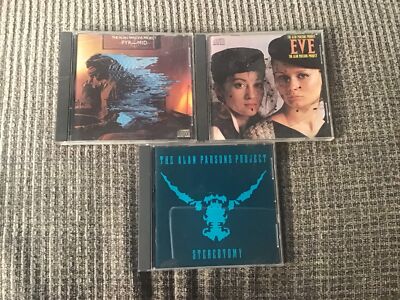 THE ALAN PARSONS PROJECT 3-CD LOT: PYRAMID 1978 EVE 1979 STEREOTOMY 1984
