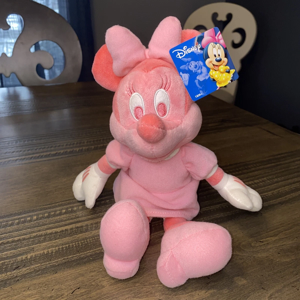 Pink minnie mouse plush 2025