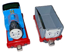 Thomas  Friends Set of 2 Thomas and Troublesome Truck Diecast Take N Play WOW 