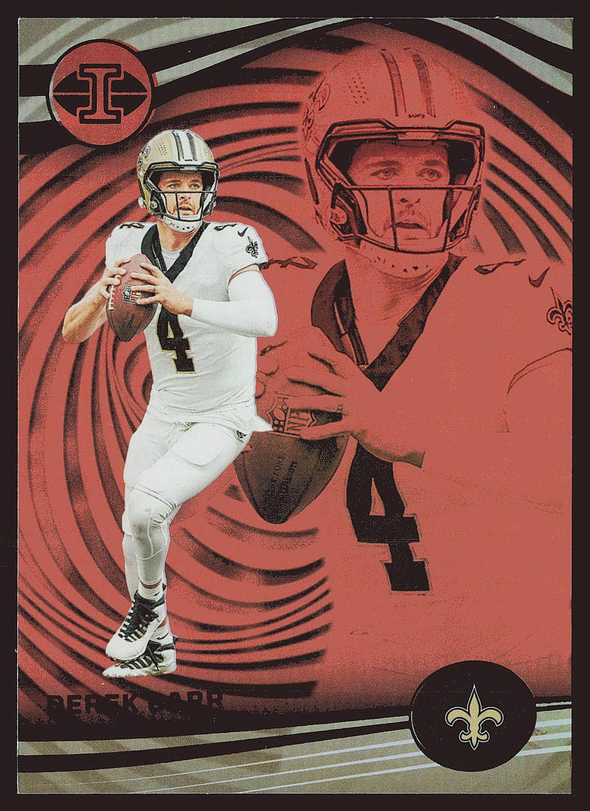 2023 Panini Illusions #78 Derek Carr Orange Trophy Collection