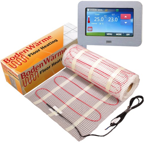 Under Floor Heating Mat ALL SIZES Dual Core Electric 200w/m² Under Tile Heating eBay