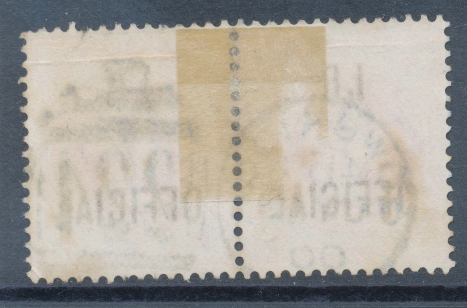 GB OFFICIALS QV ½d orange Jubilee with overprint „I.R. / OFFICIAL“ COWBRIDGE 224 - Image 2 of 2