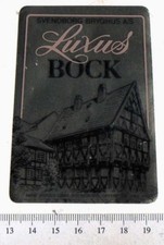 Dänisches Bieretikett - Svendborg Brauerei - Dänemark - Luxus Bock