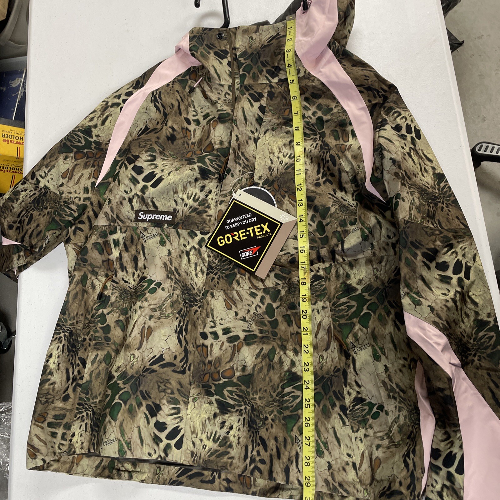Supreme Gore-Tex Paclite Jacket Brown PRYM1 Camo Brand New Size Large image 2