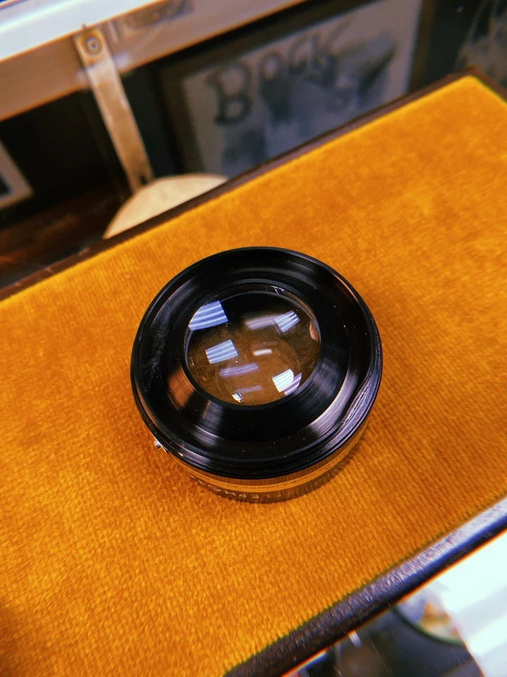 Lente de cámara auxiliar Petri de colección teleobjetivo de 45 mm y gran angular de 45 mm 1:1,8 con estuche Foto 3 de 4