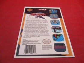 RollerGames Nintendo NES Store Promo Display Card ONLY Roller Games