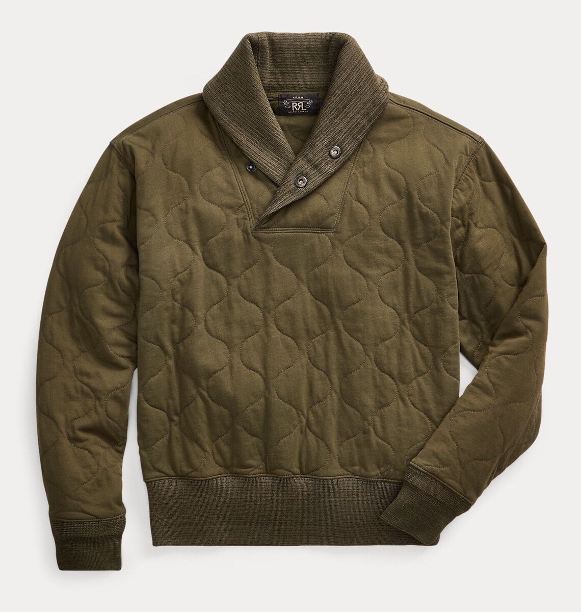 RRL Ralph Lauren Double Layered Onion Quilted Jersey RRL Ralph Lauren Double Layered Onion Quilted Jersey