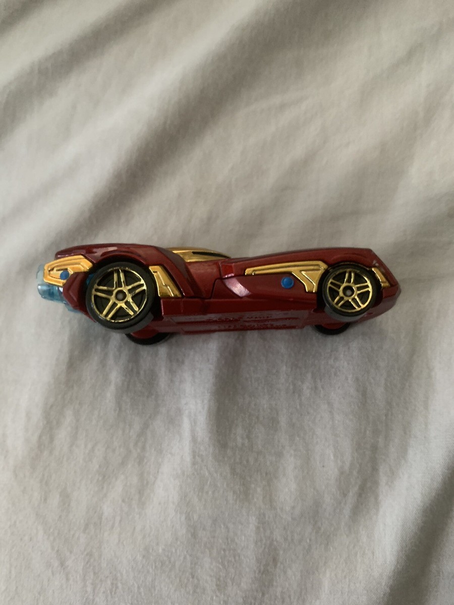 Hot Wheels Iron Man Marvel Character Car Blue Exhaust 2015 Hot Wheels Iron Man Marvel Character Car Blue Exhaust 2015