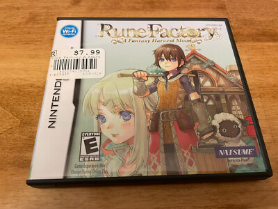 Rune Factory: A Fantasy Harvest Noon, Nintendo DS - Complete In