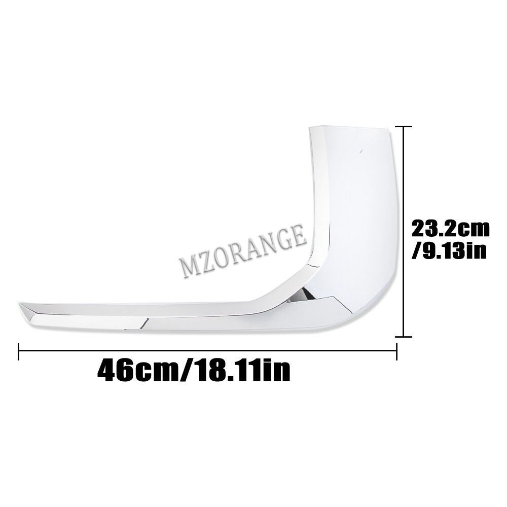 Chrome Front Bumper Trim Set (Upper & Lower Right) For Outlander Sport / RVR 2020-2022 – MZORANGE