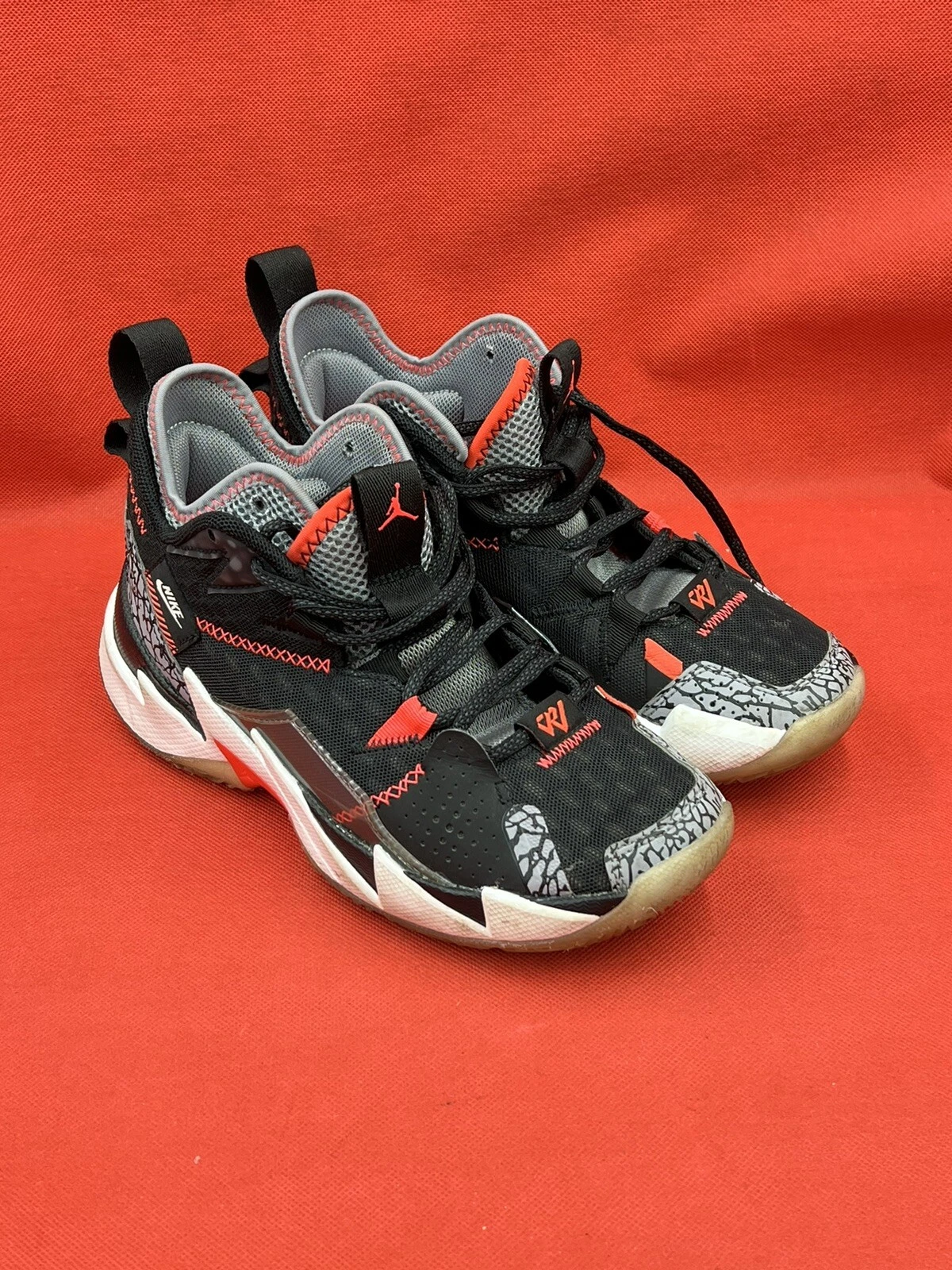 Nike Air Jordan Why Not Zero.3 GS nere cremisi taglia 5 5Y gioventù CD5804 006