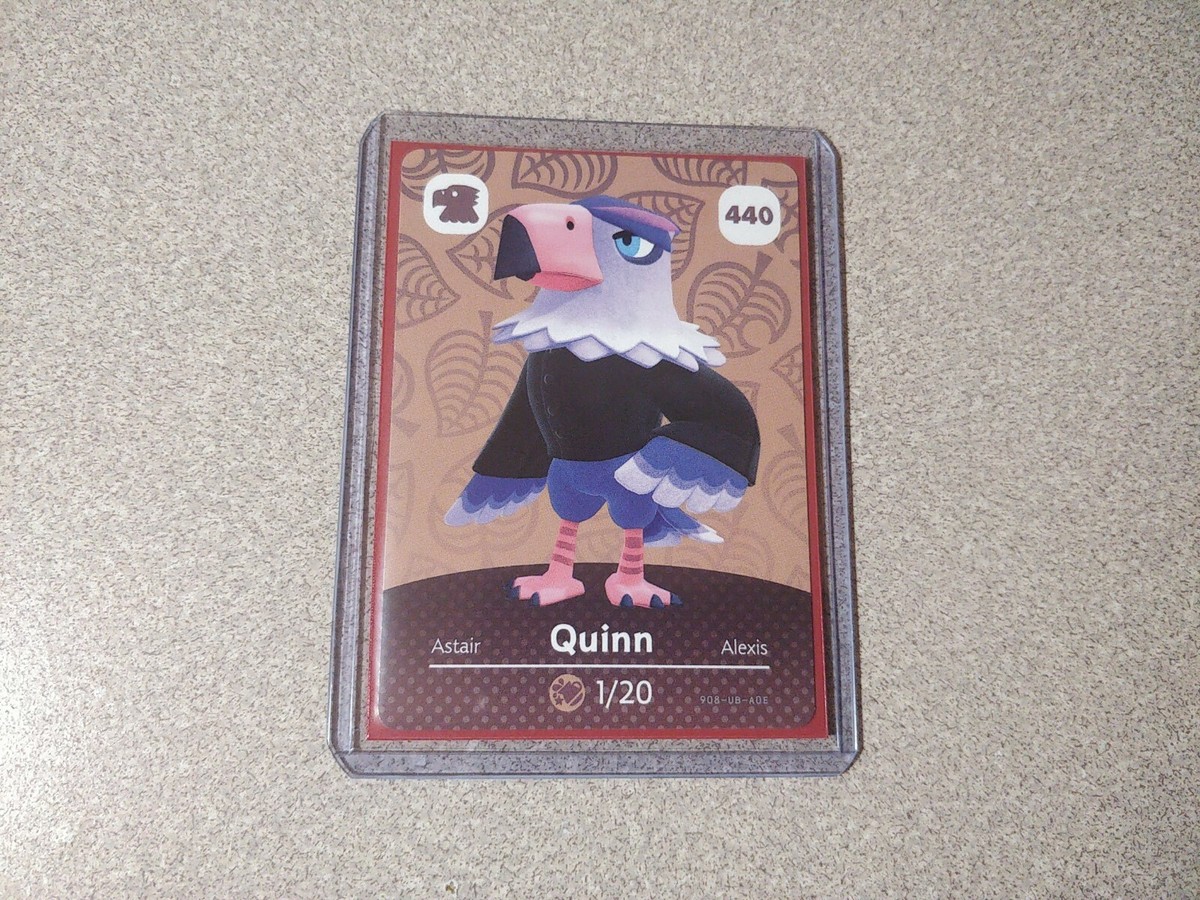 Carte Amiibo Miniature Animal Crossing Série 5 - Personnage Quinn (20x30 Mm), Occasion