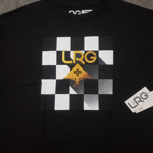 NEW Lifted Research Group Shirt Mens Medium Black White LRG Skate Skater Adult - Picture 3 of 8