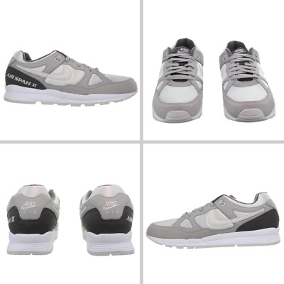 Nike Men's AIR SPAN II SE SU19 Atmosphere Grey - White Runing Shoes Size 13 New