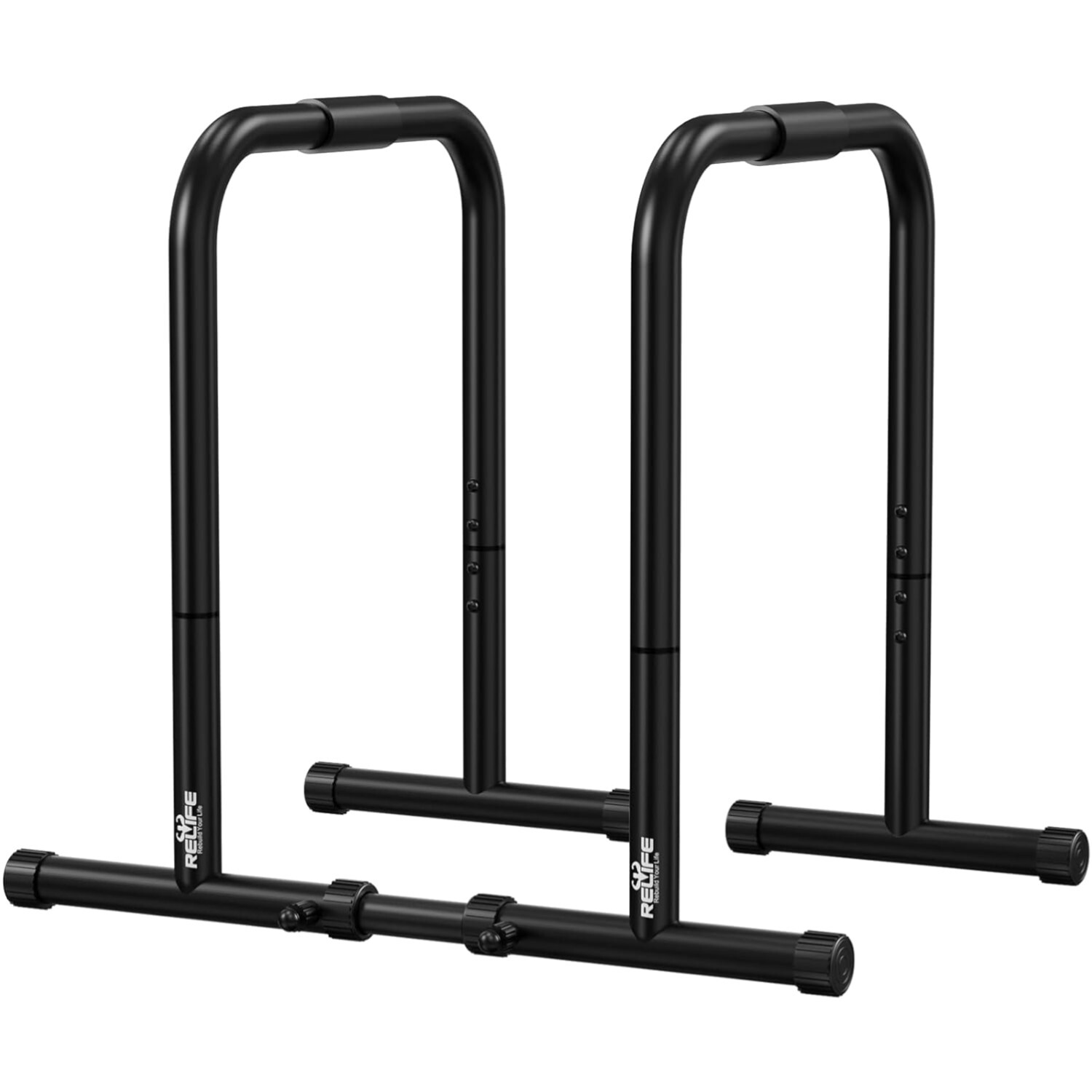 Höhenverstellbare Dip Bar - Stabil und einfach zu Transportieren für Workouts