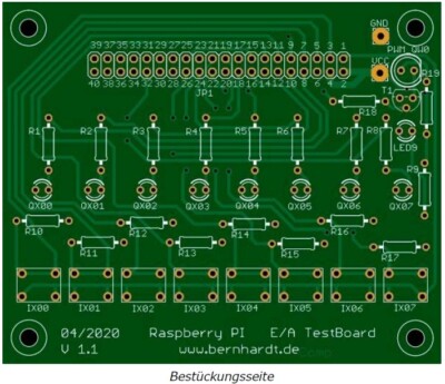 SPS / PLC GPIOShield for Raspberry PI / Arduino / ESP8266 w. Buttons + LEDs