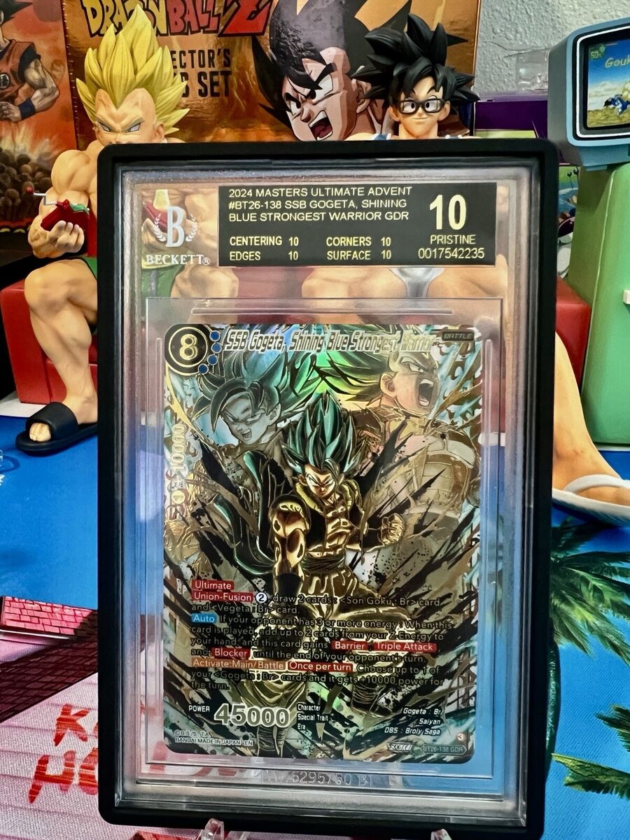 SSB Gogeta, Shining Blue Strongest Warrior GDR BGS 10 Black SSB Gogeta, Shining Blue Strongest Warrior GDR BGS 10 Black