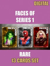 FACES OF 24 RARE ONLY 13 CARD NO AWARD TOPPS MARVEL COLLECT DIGITAL