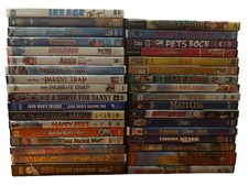 Lot Of 35 DVD  s Kids Movies Family Cartoon Musical Children Adventure Assorted