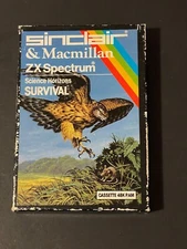 SURVIVAL sinclair ZX Spectrum Game Cassette Science Horizons 0333370139 Untested