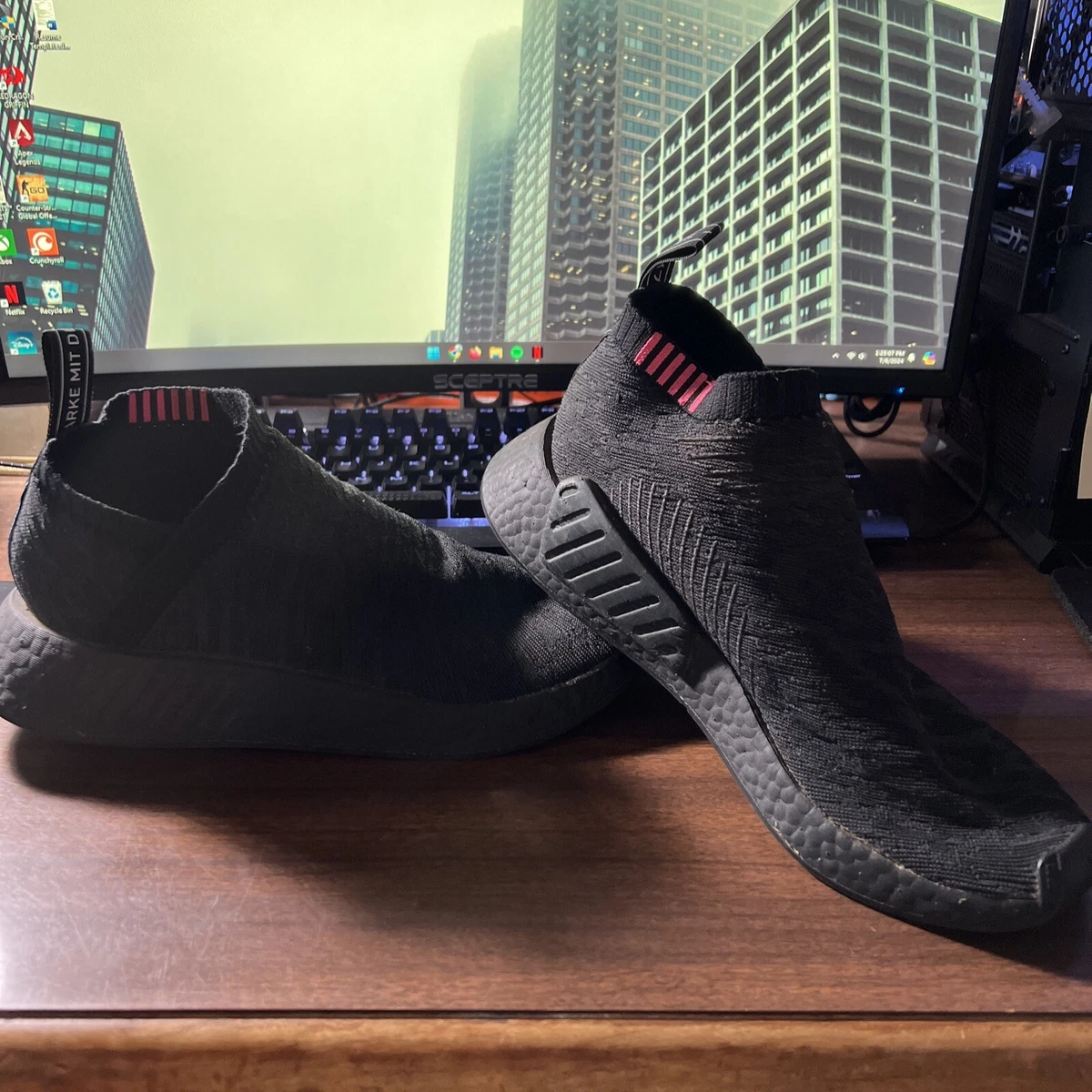 Las mejores ofertas en adidas NMD_CS2 Primeknit Triple Black | eBay