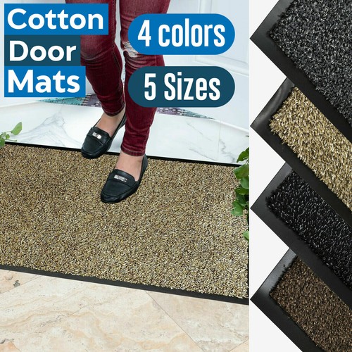Large Heavy Duty Rubber Non Slip Barrier Door Mat Runners Rugs Kitchen