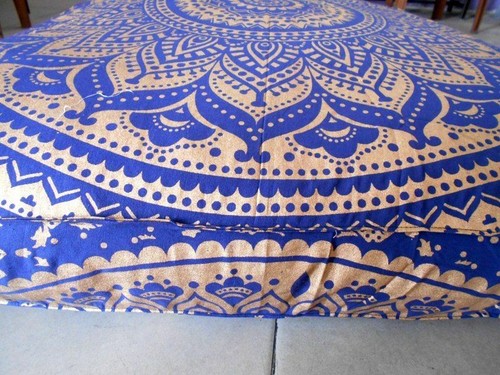 Algodón Cuadrado Suelo Funda de Cojín 88.9cm Estampado Animal Mandala Diseño - Imagen 2 de 5
