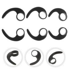 6Pcs Earhooks for Earbuds Sports Ear Hook Silicone Earbud Hooks Earbud Earplug