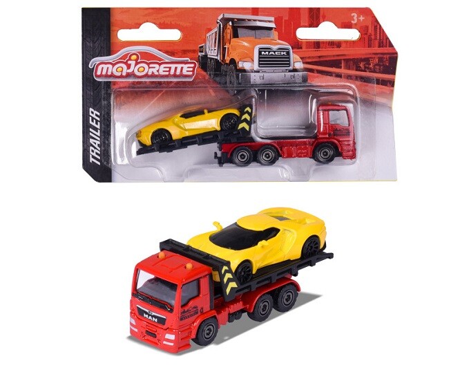 Majorette 212053154Q05 - MAN TGS Tow Truck with Ford GT yellow - New