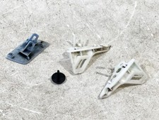 17-19 JAGUAR XE FRONT LEFT RIGHT HEADLIGHT LAMPS WASHER NOZZLES W/ ONE COVER OEM