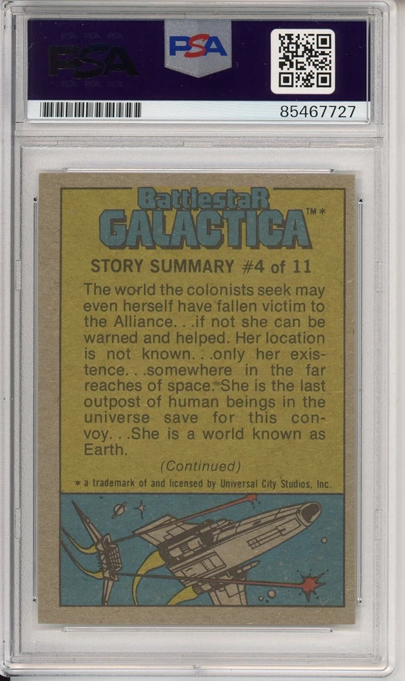 1978 Topps Battlestar Galactica #65 Jane Seymour SIGNED Serina CARD PSA DNA COA - Image 2 of 2