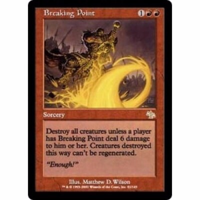 + Breaking Point near mint englisch Judgment Rare MtG Magic the Gathering +