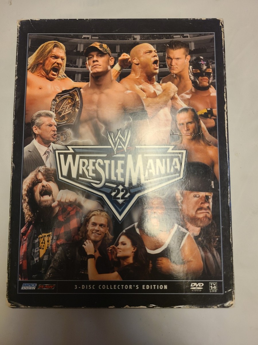 WWE - Wrestlemania XXII (DVD, 2006, 3-Disc Set) 651191945405| eBay