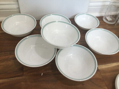Corelle by Corning Rosemarie  6 cereal  Bowls plus one small berry bowl