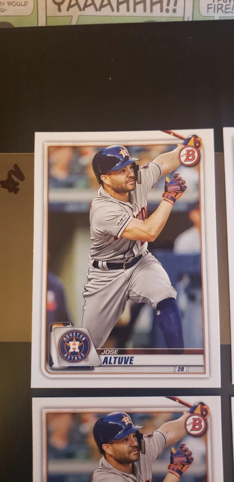 2020 BOWMAN - Jose Altuve - (4) CARDS # 88 - NRMNT/MINT - III - Image 2 of 4