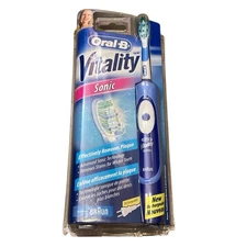 Oral-B Braun Vitality Sonic Electric Rechargeable Toothbrush NOS S12513 Timer