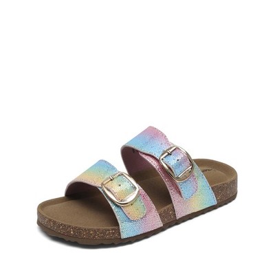 Girls Boys Kids Casual Slides Sandals Adjustable Straps Beach Walking Sandals