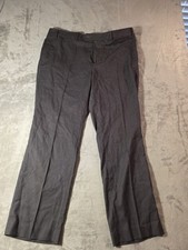 Ralph Ralph Lauren Womens Pants size 8 Petite Black Gray Houndstooth Slacks