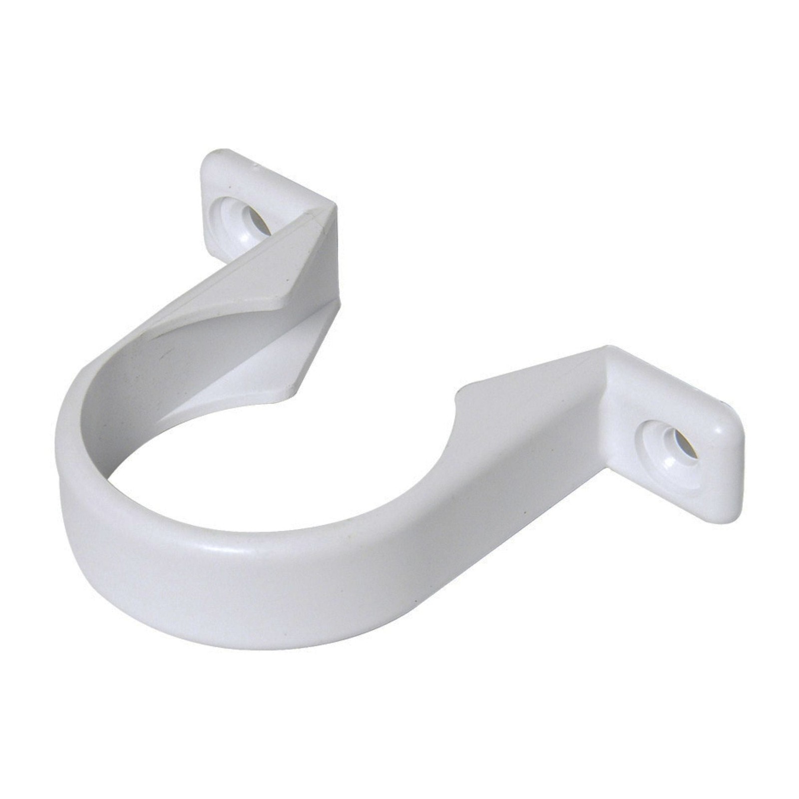 WS34W FloPlast Solvent Weld Waste Pipe Clip 32mm White ABS - Image 3