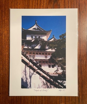 Original photographic print ''Layers of Himeji'' by Michael Blumenstock